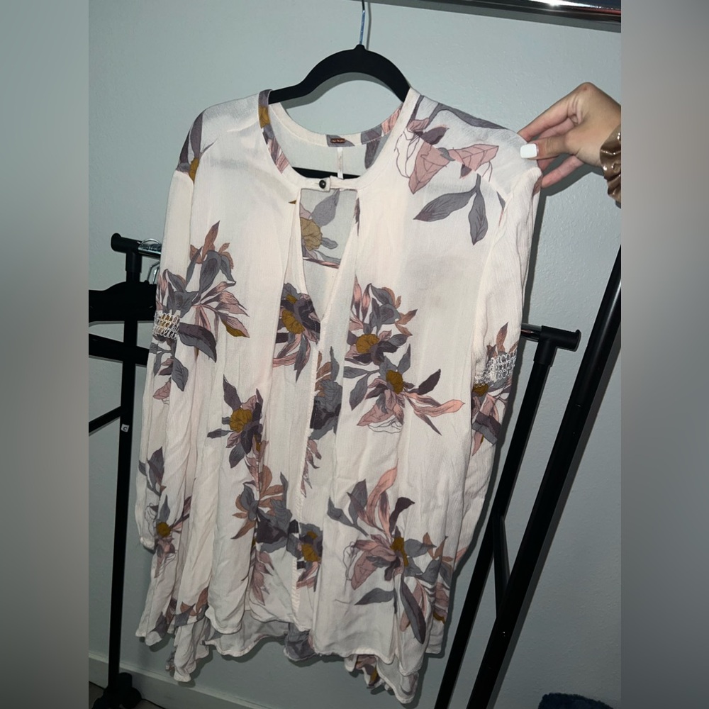 Free People floral Blouse